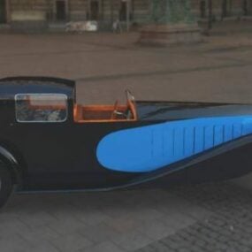 बुगाटी रोयाल क्लासिक कार 3डी मॉडल