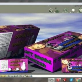 Cookie Box 3d-modell