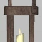 Candle Lantern With Frame