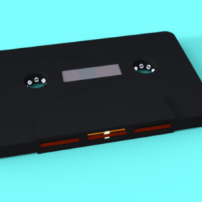 Cassette Tape 3d-modell