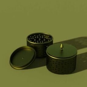 Boîte de pot de cuisine modèle 3D
