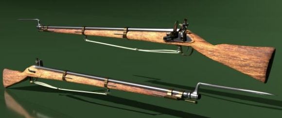 Fusil Charleville 1777 Pistola
