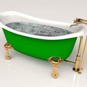 Sanitární 3D model drápové vany