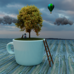 Plant Tree Indoor Potted 3d model