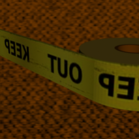 Crime Tape 3d model