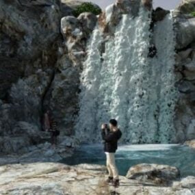Crystal Falls 3d model