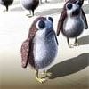 Simpatico uccello pinguino con Rigged