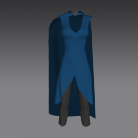 DaeNerys Targaryen Robes Mode modèle 3D