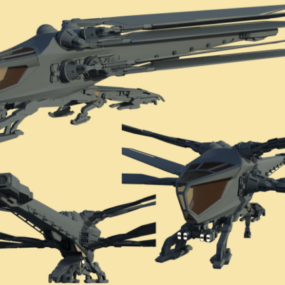 Dune Ornithopter Helicopter 3d model