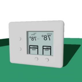 数字恒温器3d模型