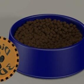 Τρισδιάστατο μοντέλο μπολ τροφών για σκύλους