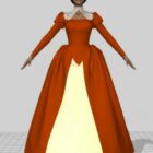 Раннее елизаветинское платье (MD6.5) для аватара "C"