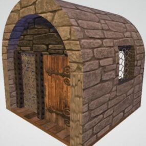 Brick Hut 3d-model