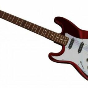 Fender Stratocaster Gitaar 3D-model