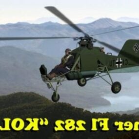 Diy Helicopter 3d model