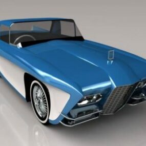 Converteerbare auto antieke Concept 3D-model