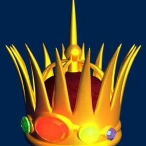 3D model zlaté koruny