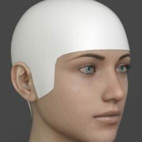 Haarkappe Genesis Female 3D-Modell