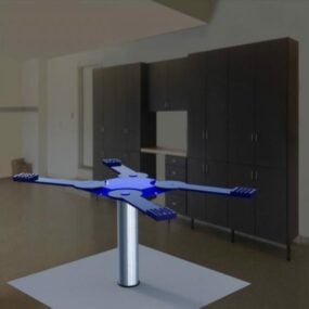 Auto-Drohnenlift 3D-Modell