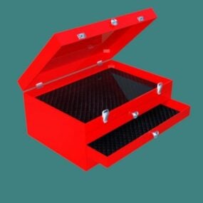 3D model Steel Tool Box