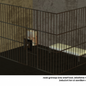 Gefängniszellenkäfig 3D-Modell