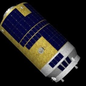 نموذج سفينة الفضاء اليابانية للشحن ثلاثي الأبعاد