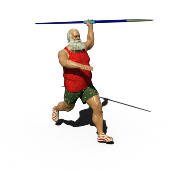 Javelin Man Character