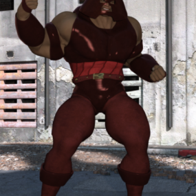 Τρισδιάστατο μοντέλο Juggernaut Cosplay Male Character