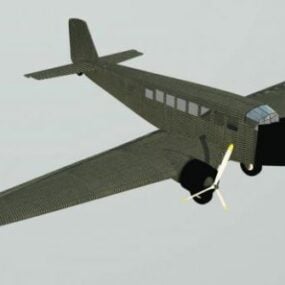 Mô hình 52d máy bay cổ điển Junkers Ju3