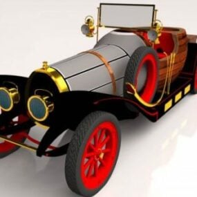 Klasický 3D model auta Kitty Chang