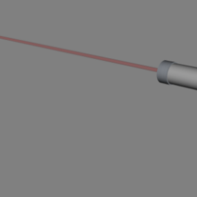 Model 3D pistoletu wskaźnika laserowego