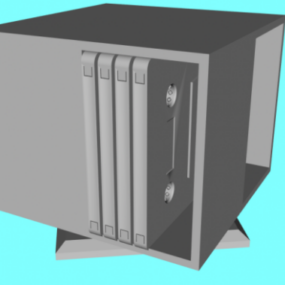Mô hình hộp thiết bị điện tử 3d