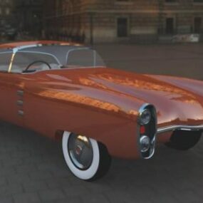 Xe cổ Lincoln 1955 mô hình 3d