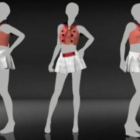 Marvelous Garment Outfit Fashion Girl 3D-malli