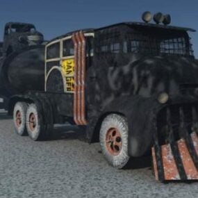 Steam Truck 3d model