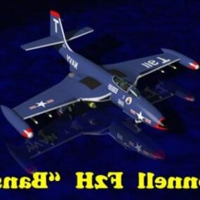 Comic Aircraft 3d model