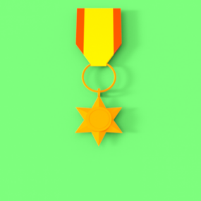 Mô hình 3d Huân chương Danh dự
