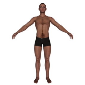 Michael Man karakter 3D-model