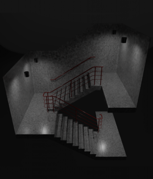 Escalier de secours modulaire