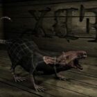 Monster Rat Zombie Rigged