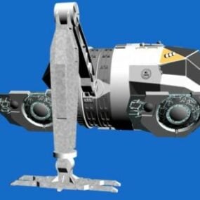 Moon Tug Robot 3d-malli
