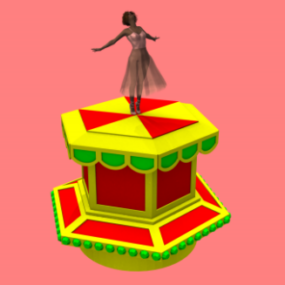 Spieluhr 3D-Modell