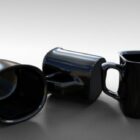 Mug Porcelain Black Kab