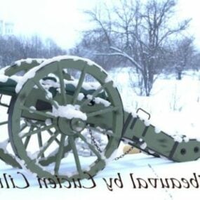 Napoleon Artillery 3D model
