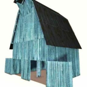 Green Barn House 3d-modell