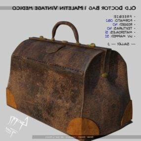 Doctor Leather Bag 3d model
