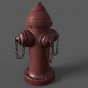 Stary hydrant strażacki Model 3D
