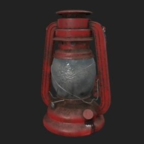 Old Rustic Lantern 3d model