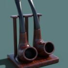 Smoking Pipe With Stand