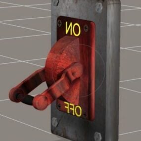 Przełącznik zasilania Model 3D